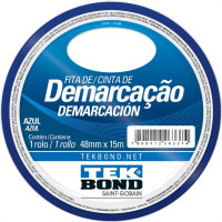 Fita Demarcacao Solo Tekbond 48X15M Azul 