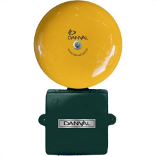 Campainha Alarme Danval Profissional 6'' Bateria Externa Amarela Bivolt Ca02.10