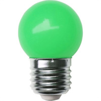 Lampada Led Bolinha Galaxy E27 1.5Wx220V Verde 1215 - Kit C/10 