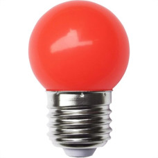 Lampada Led Bolinha Galaxy E27 1.5Wx220V Vermelho 1217 - Kit C/10 