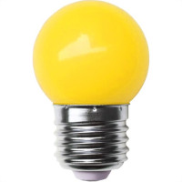 Lampada Led Bolinha Galaxy E27 3Wx127V Amarelo 1233 - Kit C/10 