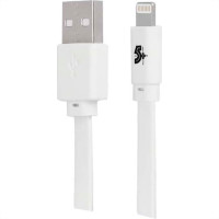 Cabo Lightning Mobile + Usb A Macho - 5Gb Flat - 1.20M - Branco 018-0031