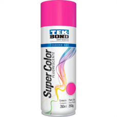 Tinta Spray Tekbond Rosa Fluorescente 350Ml 