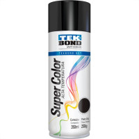 Spray Tekbond Alta Temperatura Preto Brilhante 350Ml 