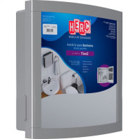 Armario Plastico Herc Tivoli Externo/Embutir 33,8X32,2 Cinza 