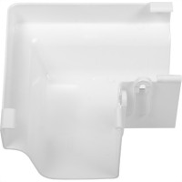 Esquadro Da Calha Astra Externo Branco 182X90Mm Cal/Esqe*Br