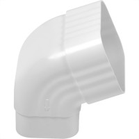 Cotovelo De Condutor Da Calha Astra Frontal Branco 95X78Mm Cal/Jof*Br