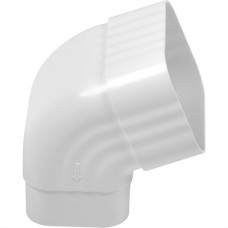 Cotovelo De Condutor Da Calha Astra Frontal Branco 95X78Mm Cal/Jof*Br