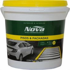 Tinta Novatintas Piso 3,6L Cinza Galao 