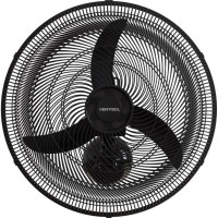 Ventilador Parede Ventisol 50Cm Preto Grade Plastico 127V 130W 14063