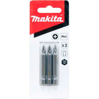 Ponteira Makita Bits Phillips Ph1 X 50Mm Com 3 Pecas B-25214