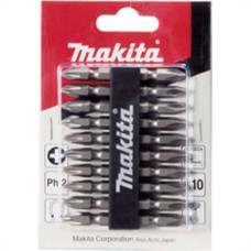 Ponteira Makita Bits Phillips Ph2 X 65Mm Com 10 Pecas D-34366