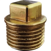 Plug Zamac Cromado 1/2'' Rosca Rosca Macho Amarelo 10638E