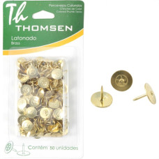 Percevejo Thomsen Latonado Cartela Com 50 Pecas Pl-012