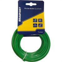 Fio De Nylon Brasfort Quadrado 2,0Mm/ 10M 9003