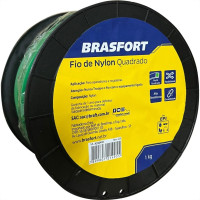 Fio De Nylon Brasfort Quadrado 1,8Mm/338M 1Kg 9008