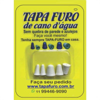 Tapa Furo Para Cano Dagua Oidic Com 5 Pecas 12345