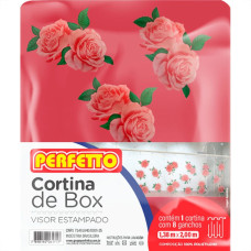 Cortina Para Box Perfetto 1,38 X 2,00M Rosa 017012