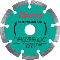 Disco Diamantado Cortag Eco Segmentado 110Mm Agua/Seco 61699