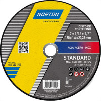 Disco De Corte Para Inox Norton Standard 7X1,6X7/8 