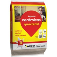 Rejunte Quartzolit Ceramica Bege 1Kg 0107.00013.0015Fd - Kit C/15 