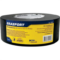 Fita Silver Tape Brasfort Multiuso 48 X 50M Preta 7291