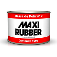 Massa De Polir Maxi Rubber 490G Numero 2 6Mh014