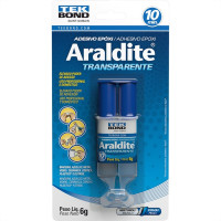 Araldite Tekbond Transparente ''Seringa'' 6 Gramas 10 Minutos 