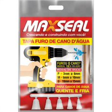 Tapa Furo Para Cano Dagua Maxseal Com 5 Pecas 2567