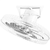 Ventilador Teto Ventidelta 360Graus Premium Branco Bivolt 170W 76-5401