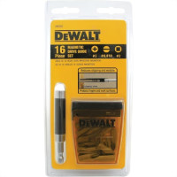 Ponteira Dewalt Fenda Com Guia Magnetica Com 16 Pecas Dw2053