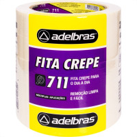 Fita Crepe Adelbras Mask 24X40M  - Kit C/5 