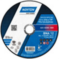 Disco De Corte Para Inox Norton Bna12 41/2X1,0X7/8 