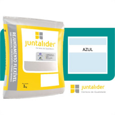 Rejunte Juntalider 4 Pacotes Com 1Kg Azul 