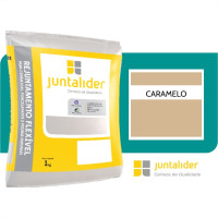 Rejunte Juntalider 4 Pacotes Com 1Kg Caramelo 