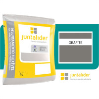 Rejunte Juntalider 4 Pacotes Com 1Kg Grafite 