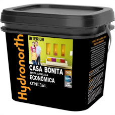 Tinta Hydronorth Casa Bonita Acrilica Economica Fosco 3,6L Amarelo Canario 