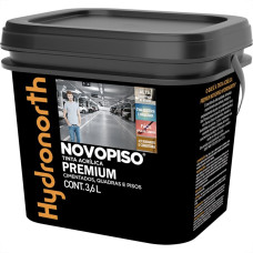 Tinta Hydronorth Novopiso Premium Piso 3,6L Fosco Amarela Demarcacao Galao 