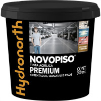 Tinta Hydronorth Novopiso Premium Piso 900Ml Fosco Amarela Demarcacao Pote 