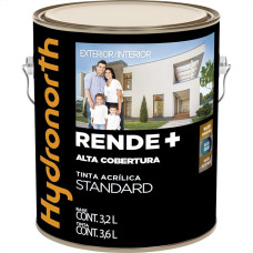 Tinta Hydronorth Rende+ Acrilica Standard Fosco 3,6L Amarelo Canario 