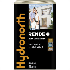 Tinta Hydronorth Rende+ Acrilica Standard Fosco 18L Amarelo Canario 