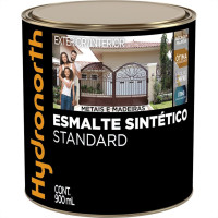 Tinta Esmalte Hydronorth Standard Brilhante Para Metais E Madeiras 900Ml Amarelo Ouro 