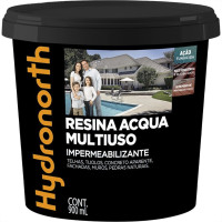 Resina Multiuso Hydronorth Acqua Fosca 900Ml Incolor Pote 