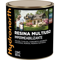 Resina Multiuso Hydronorth Solvente Color Brilhante 900Ml Ceramica Onix Lata 