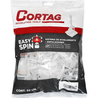 Espacador Nivelador Cortag Easy Spin 1,0Mm Com 50 Pecas 62592