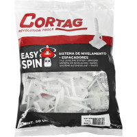 Espacador Nivelador Cortag Easy Spin 3,0Mm Com 50 Pecas 62610