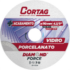 Disco Diamantado Cortag Porcelanato/Vidro 110Mm 62796