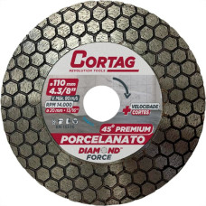 Disco Diamantado Cortag Para Chanfro 45° Premium 110Mm 62794