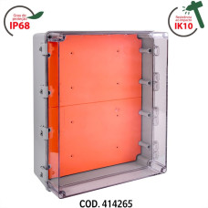 Quadro Comando Rohdbox Completo Ip68 Transparente 500X400X200 888270