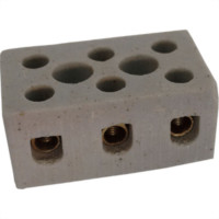 Conector Porcelana Asantos 3 Polos 6Mm 2218